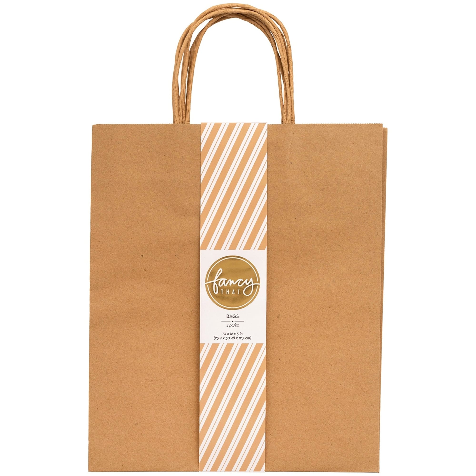 American Crafts™ Fancy That Large Kraft Gift Bags, 4ct.